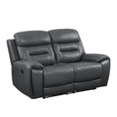 Acme Furniture Lamruil Reclining Leather Loveseat LV00073 IMAGE 2