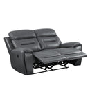 Acme Furniture Lamruil Reclining Leather Loveseat LV00073 IMAGE 6