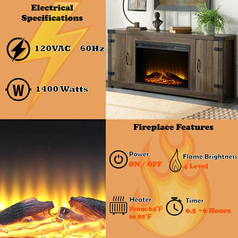 Acme Furniture Tobias AC00275 Fireplace IMAGE 5