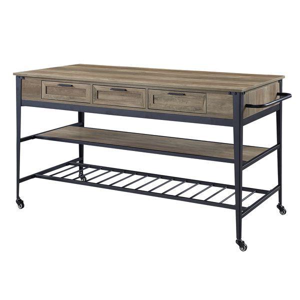 Acme Furniture Macaria AC00402 Kitchen Island IMAGE 1