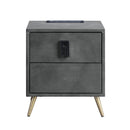 Acme Furniture Doris 2-Drawer Nightstand BD00556 IMAGE 3