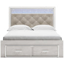 Signature Design by Ashley Altyra Queen Upholstered Panel Bed with Storage B2640-57/B2640-54S/B2640-95/B100-13 IMAGE 2