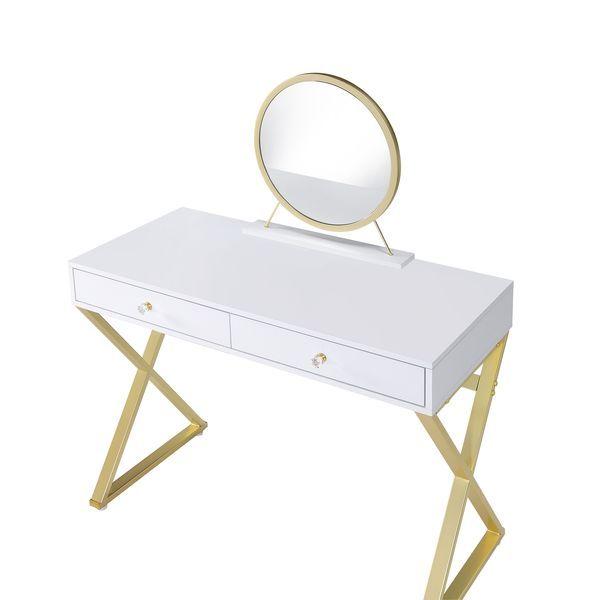 Acme Furniture Coleen 2-Drawer Vanity Table AC00667 IMAGE 3