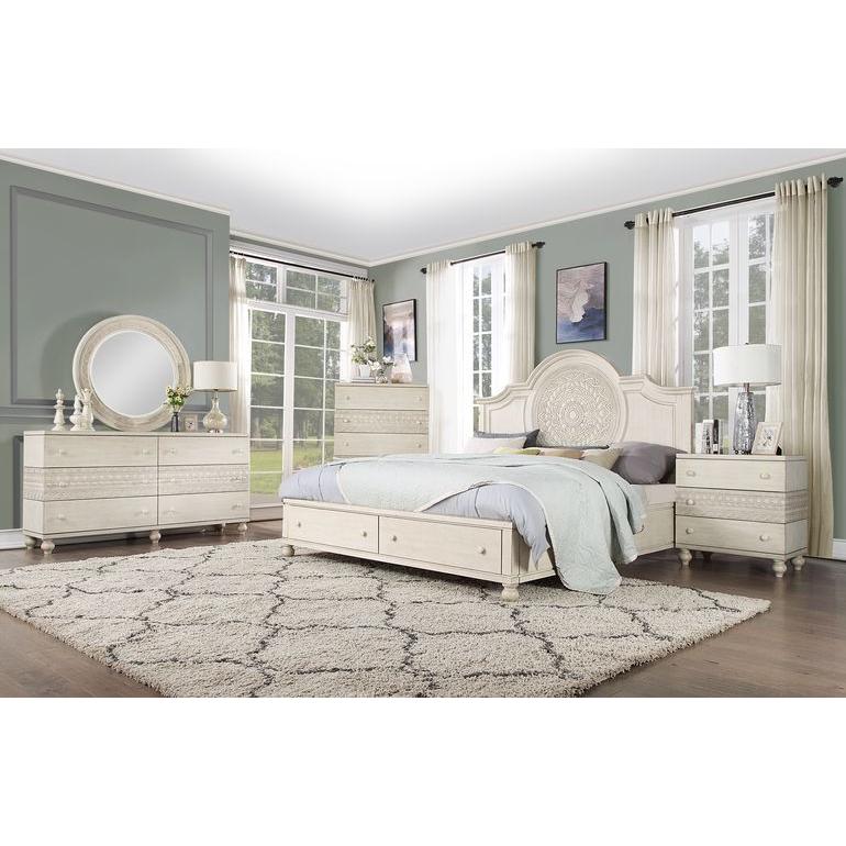 Acme Furniture Roselyne Queen Panel Bed with Storage BD00695Q IMAGE 5