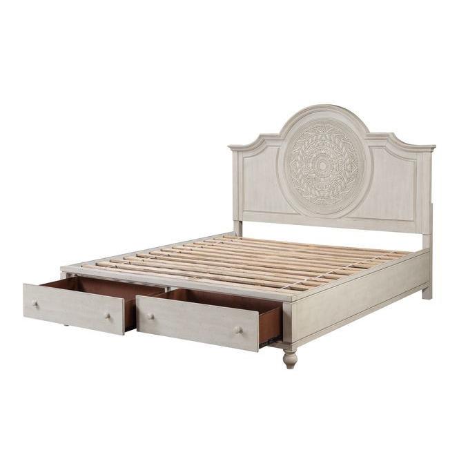 Acme Furniture Roselyne King Panel Bed with Storage BD00694EK IMAGE 4