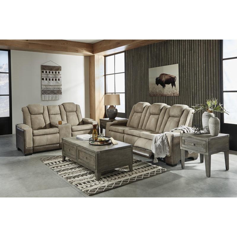 Signature Design by Ashley Next-Gen DuraPella Power Reclining Leather Look Loveseat with Console 2200318 IMAGE 13