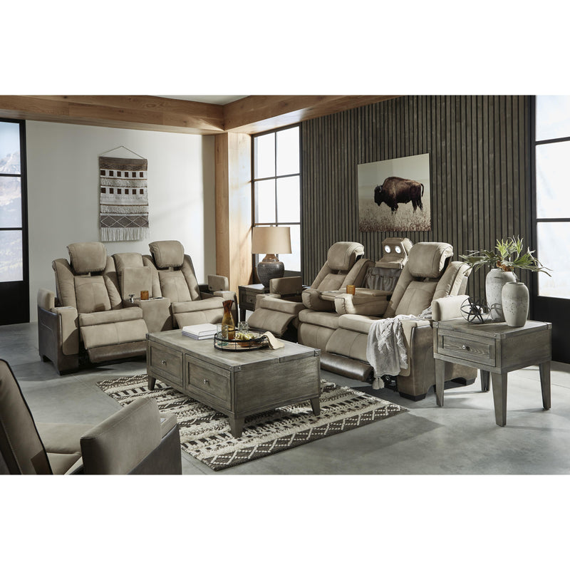 Signature Design by Ashley Next-Gen DuraPella Power Reclining Leather Look Loveseat with Console 2200318 IMAGE 17