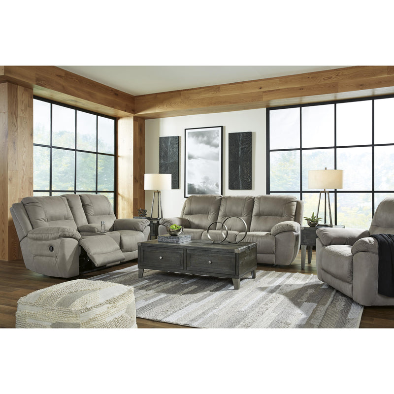 Signature Design by Ashley Next-Gen Gaucho Reclining Leather Look Loveseat with Console 5420394 IMAGE 10