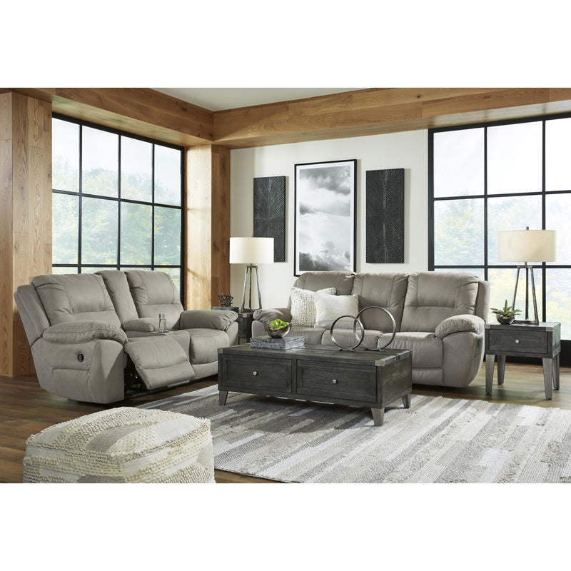 Signature Design by Ashley Next-Gen Gaucho Reclining Leather Look Loveseat with Console 5420394 IMAGE 9