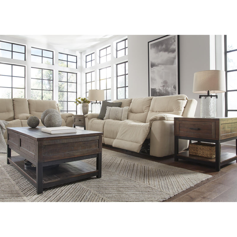 Signature Design by Ashley Next-Gen Gaucho Power Reclining Leather Look Loveseat with Console 6080718 IMAGE 9