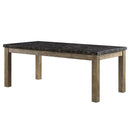 Acme Furniture Charnell Dining Table with Marble Top DN00553 IMAGE 2