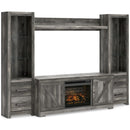  Signature Design by Ashley Wynnlow W440W8 4 pc Entertainment Center with Electric Fireplace IMAGE 1