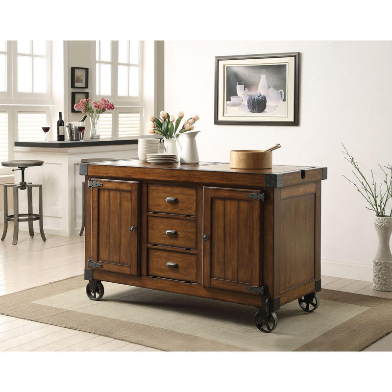 Acme Furniture Kabili 98186 Kitchen Cart IMAGE 1