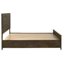  Coaster Furniture Woodmont 222631KW California King Storage Bed - Rustic Golden Brown IMAGE 5