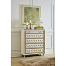 Coaster Furniture Antonella 223525 5-Drawer Bedroom Chest - Ivory and Camel IMAGE 2
