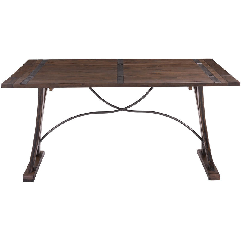 Elements International New Bedford Dining Table with Trestle Base LNB100FTDT IMAGE 3