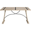 Elements International Callista Dining Table with Trestle Base LCL100FTDT IMAGE 3