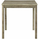  Elements International Oak Lawn 5PC Counter Height Dining Set- Natural Finish IMAGE 3