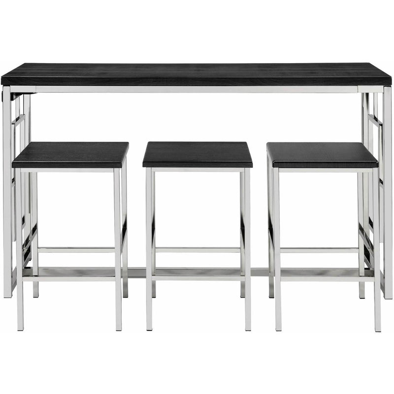 Elements International Ezra 4 pc Pub Height Dinette CTEZ100BTSP IMAGE 2