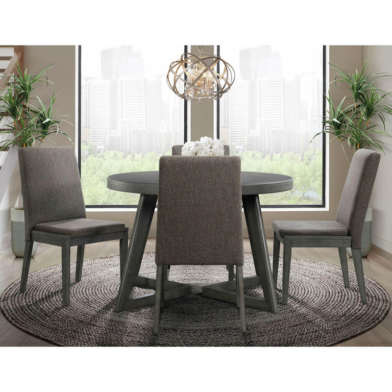 Elements International Round Cross Dining Table with Pedestal Base DCR500RDT IMAGE 8