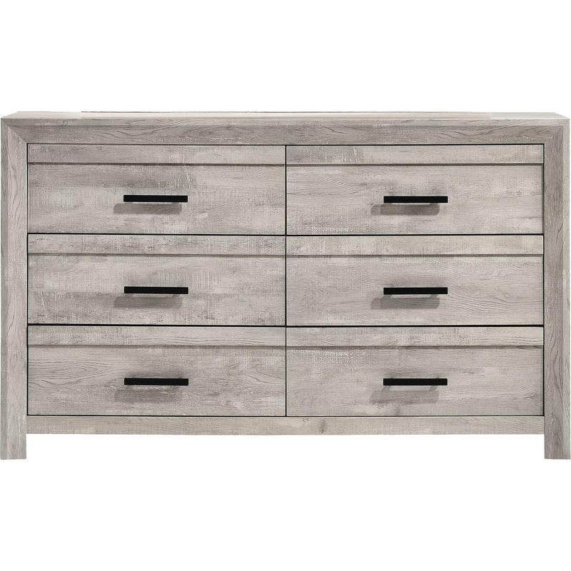 Elements International Ellen 6-Drawer Dresser EL700DR IMAGE 2