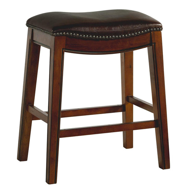 Elements International Fiesta Counter Height Stool LFS100CSTDB IMAGE 1