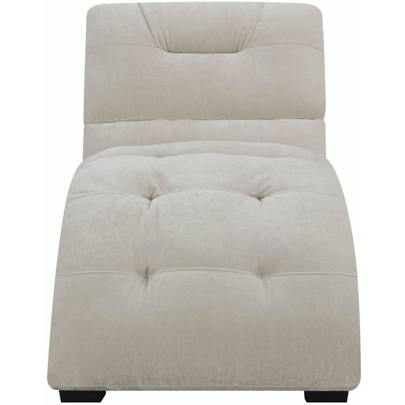  Elements International Dominick Chaise (K/D) In Amigo Linen IMAGE 3
