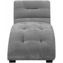  Elements International Dominick Chaise (K/D) In Amigo Granite IMAGE 2