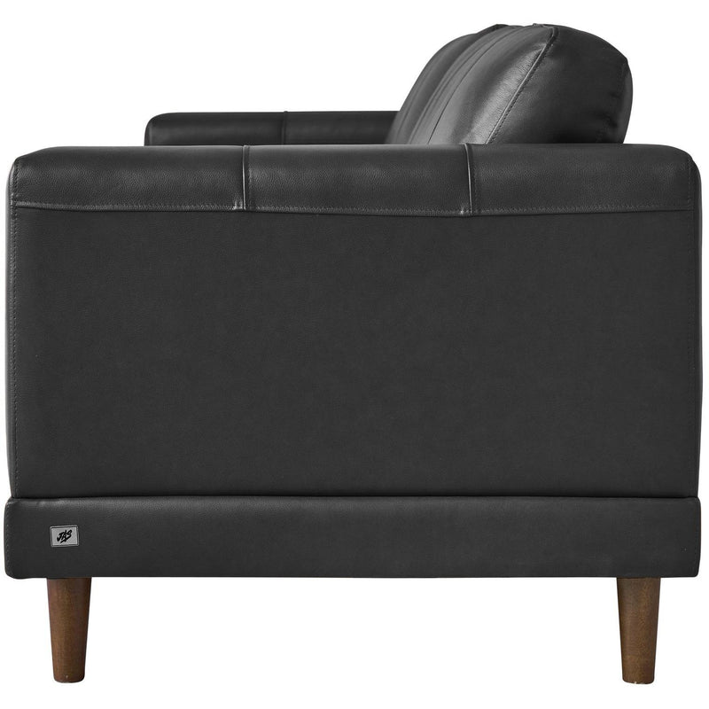 Elements International Hampton Stationary Leather Sofa UHT3782300 IMAGE 5