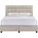Elements International Hacienda Queen Upholstered Platform Bed with Storage UHC3265QBE IMAGE 3