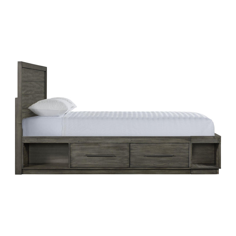 Elements International Elation Queen Platform Bed with Storage ET640QB IMAGE 1