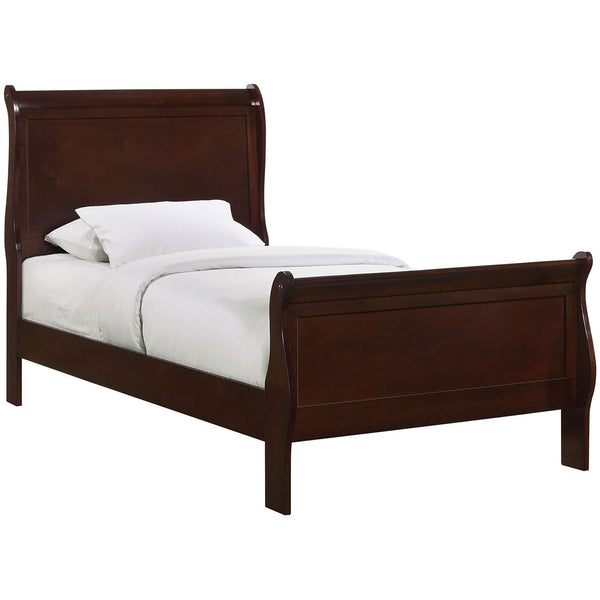 Elements International Louis Philippe Twin Panel Bed B.11455.TB IMAGE 1