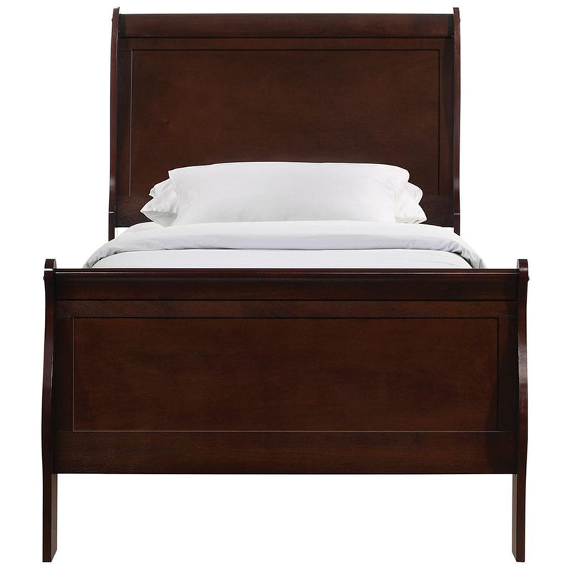 Elements International Louis Philippe Twin Panel Bed B.11455.TB IMAGE 2