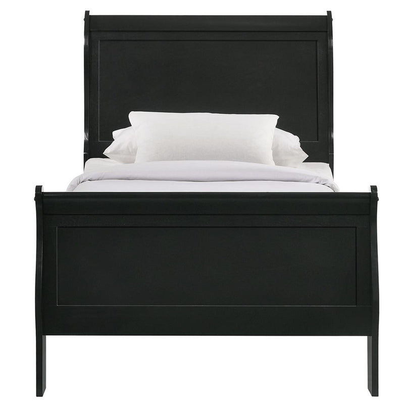 Elements International Louis Philippe Twin Panel Bed B.11458.TB IMAGE 2