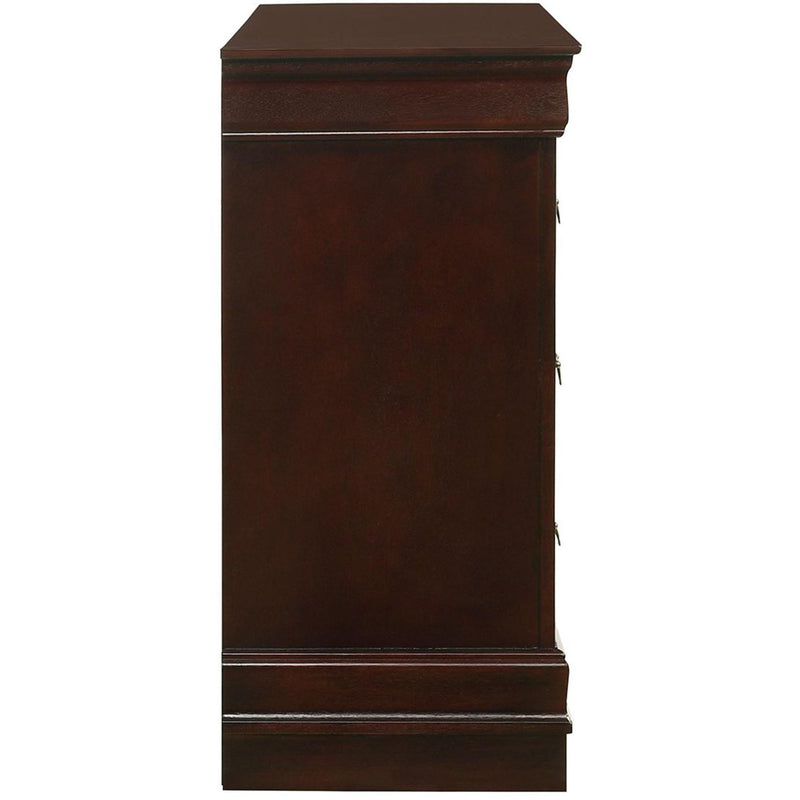 Elements International Louis Philippe 6-Drawer Dresser B.11455.DR IMAGE 3