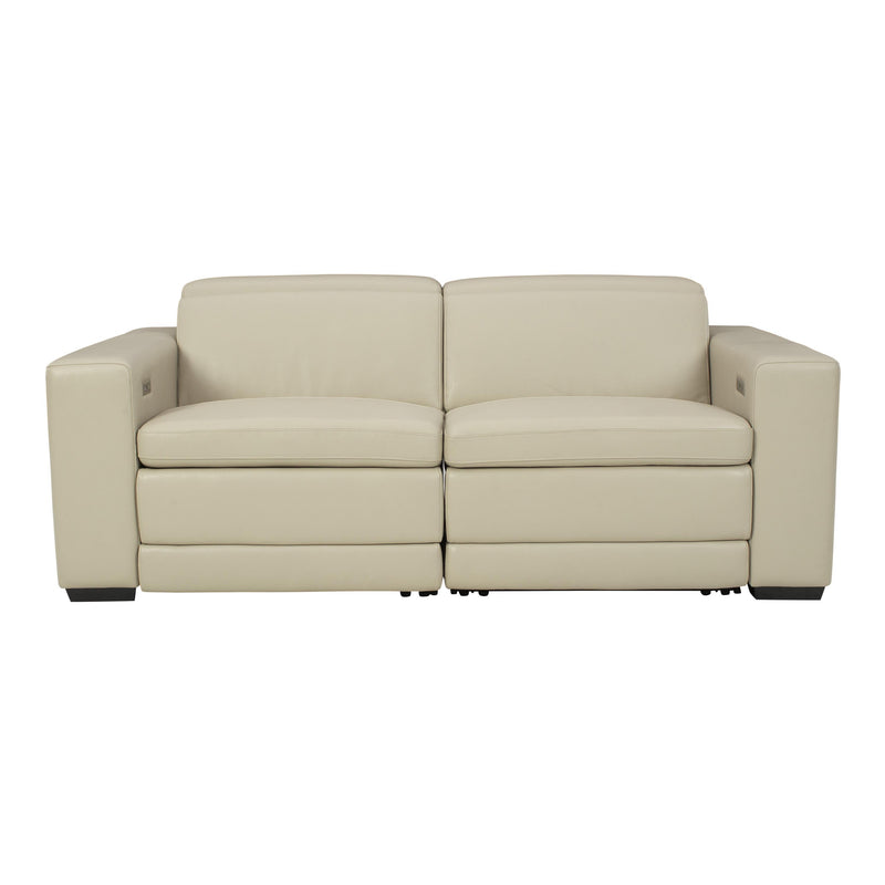 Signature Design by Ashley Texline Power Reclining Leather Match Loveseat U5960422/U5960421/U5960423 IMAGE 3