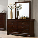  Furniture of America Louis Philippe Dresser Mirror CM7966CH-M IMAGE 2