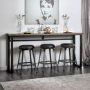  Furniture of America Mullins 4 pc Counter Height Dinette CM3392PT-4PK IMAGE 1
