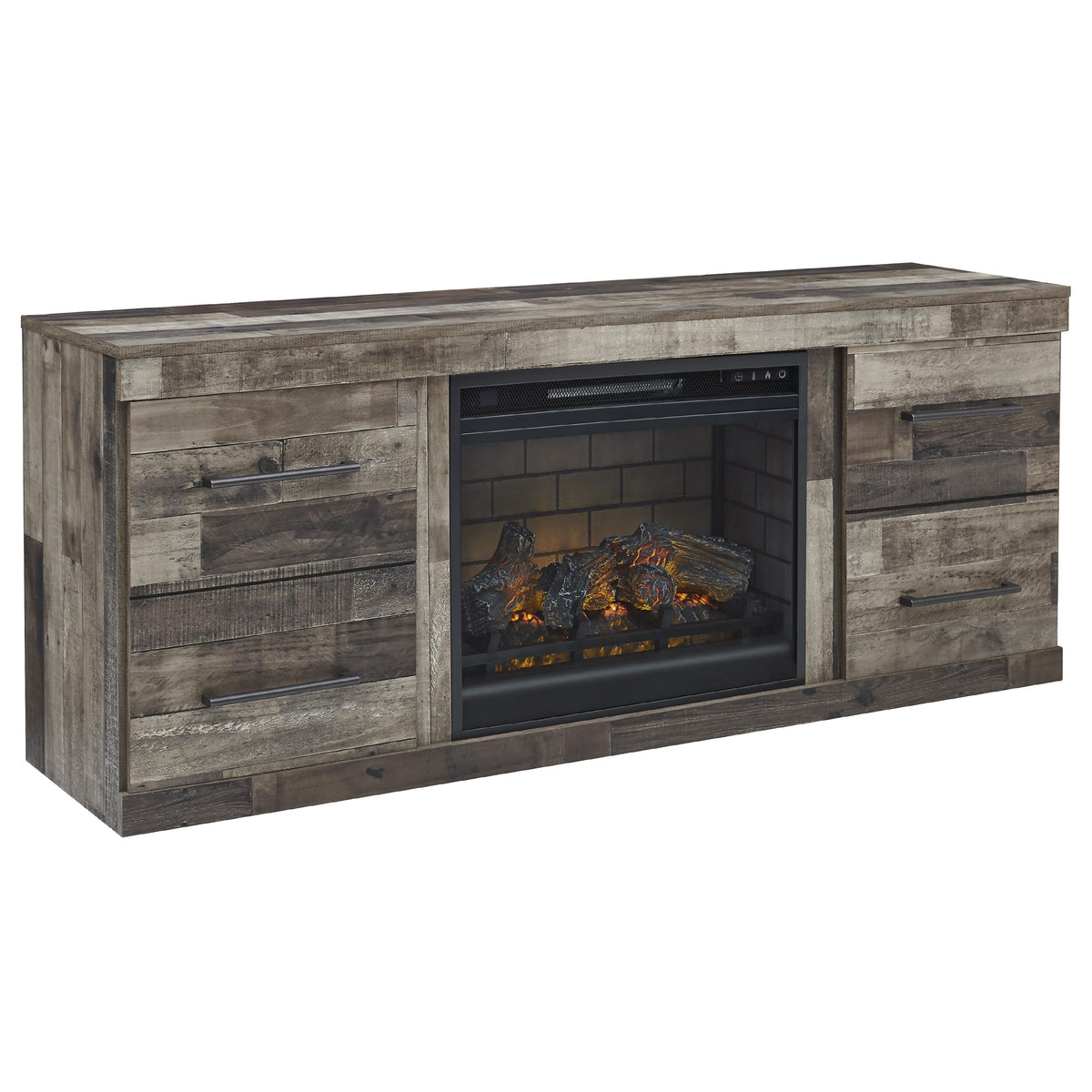 w.designworks 【Life】 Signature Design by Ashley Derekson EW0200W7 TV Stand with Electric Fi