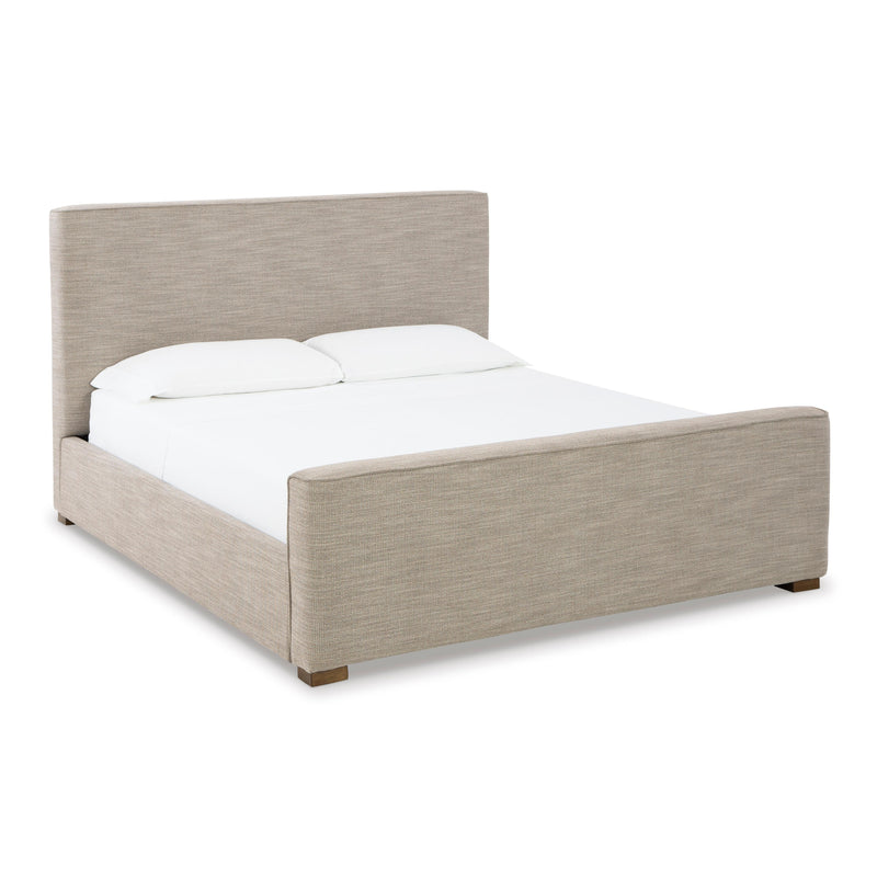 Signature Design by Ashley Dakmore King Upholstered Platform Bed B783-82/B783-97 IMAGE 1