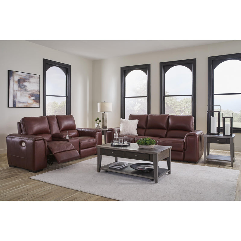 Signature Design by Ashley Alessandro Power Reclining Leather Match Loveseat with Console U2550118 IMAGE 14