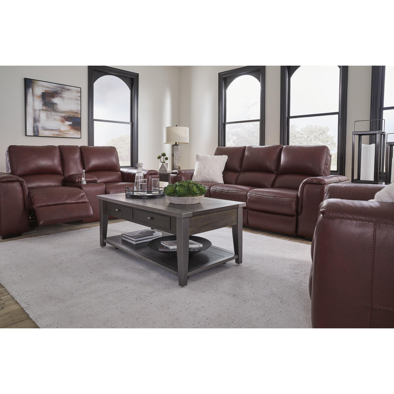 Signature Design by Ashley Alessandro Power Reclining Leather Match Loveseat with Console U2550118 IMAGE 17