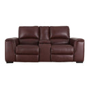  Signature Design by Ashley Alessandro U2550118 Power Reclining Loveseat with Console and Adjustable Headrest IMAGE 3
