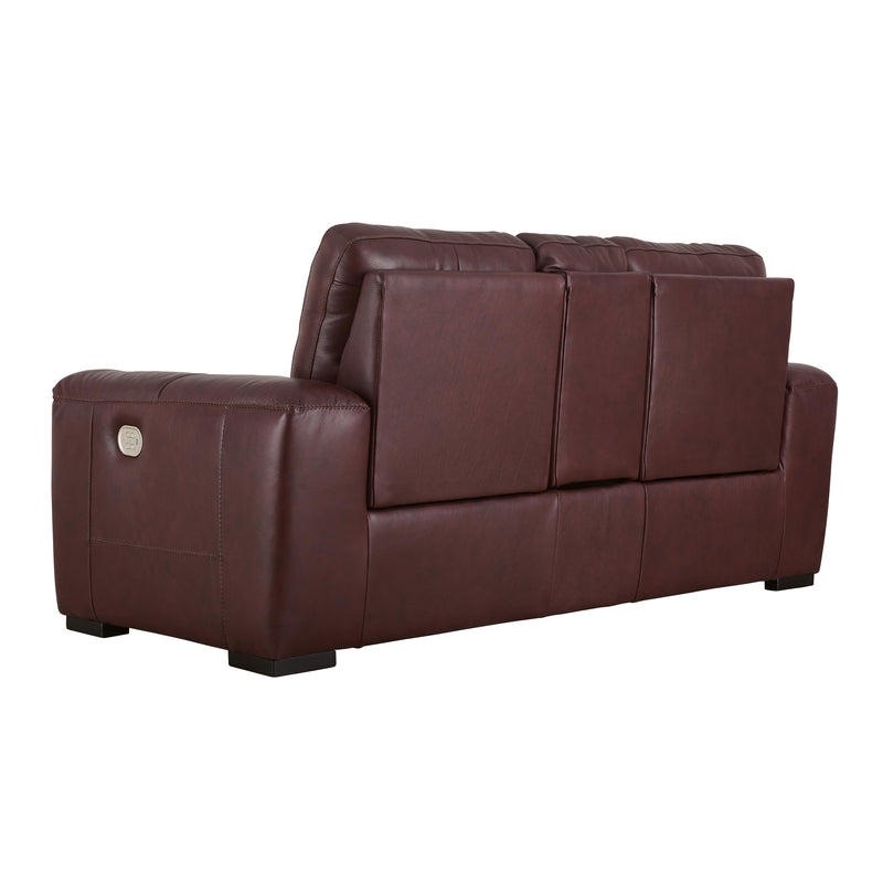 Signature Design by Ashley Alessandro Power Reclining Leather Match Loveseat with Console U2550118 IMAGE 5