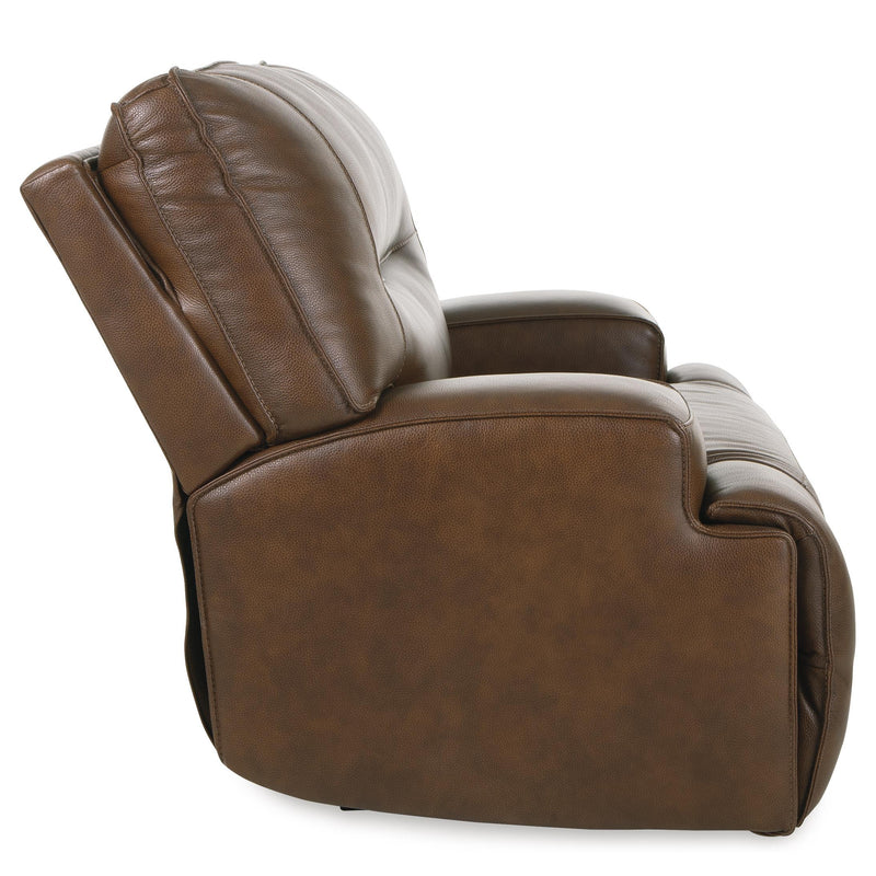 Signature Design by Ashley Francesca Power Leather Match Recliner U2570582 IMAGE 4