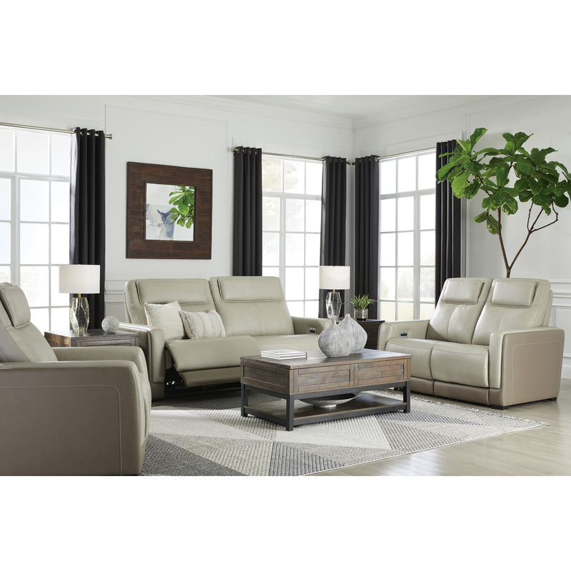 Signature Design by Ashley Battleville Power Reclining Leather Match Sofa U3070547 IMAGE 13