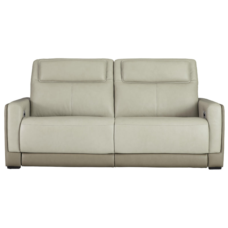 Signature Design by Ashley Battleville Power Reclining Leather Match Sofa U3070547 IMAGE 3