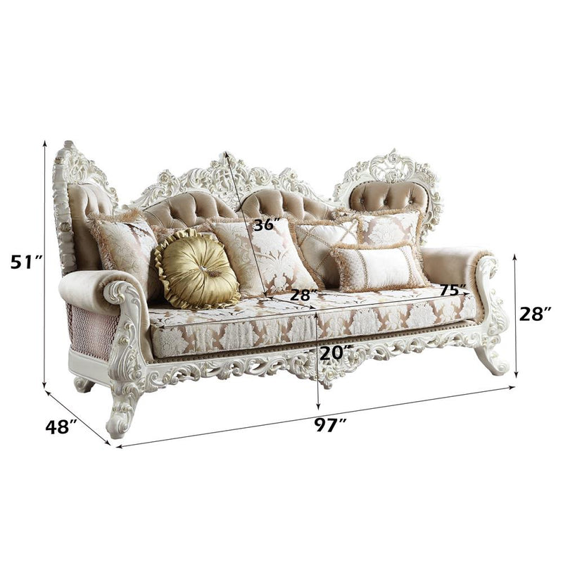 Acme Furniture Vanaheim LV00803 Sofa with 7 Pillows IMAGE 7