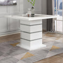 Acme Furniture Elizaveta Dining Table with Pedestal Base DN00817 IMAGE 1