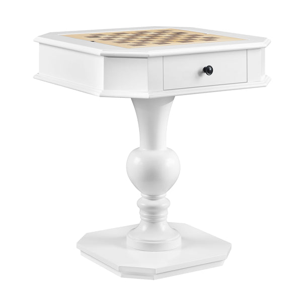 Acme Furniture Galini AC00862 Gaming Table (White) IMAGE 1